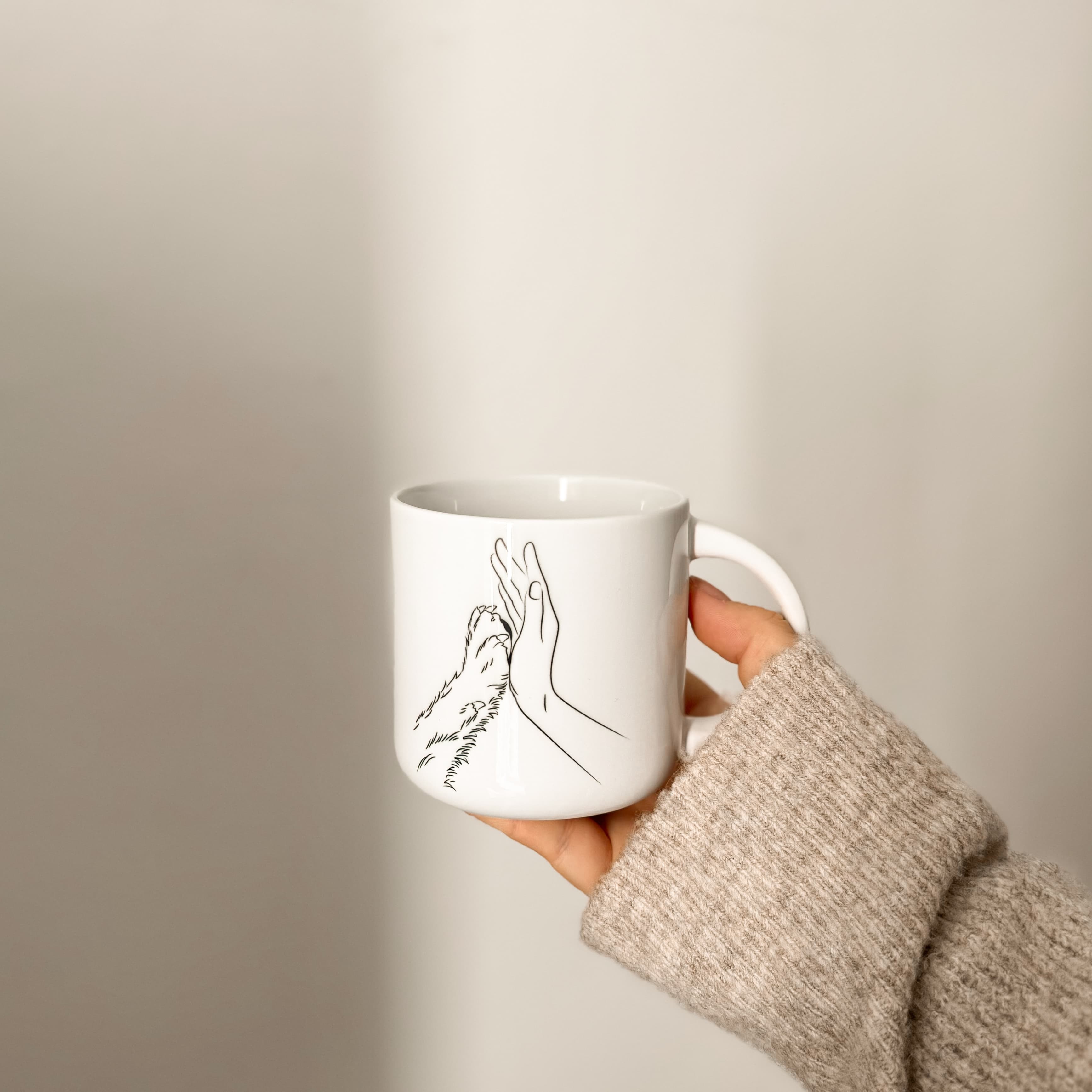 MIAU - kubek ceramiczny z nadrukiem