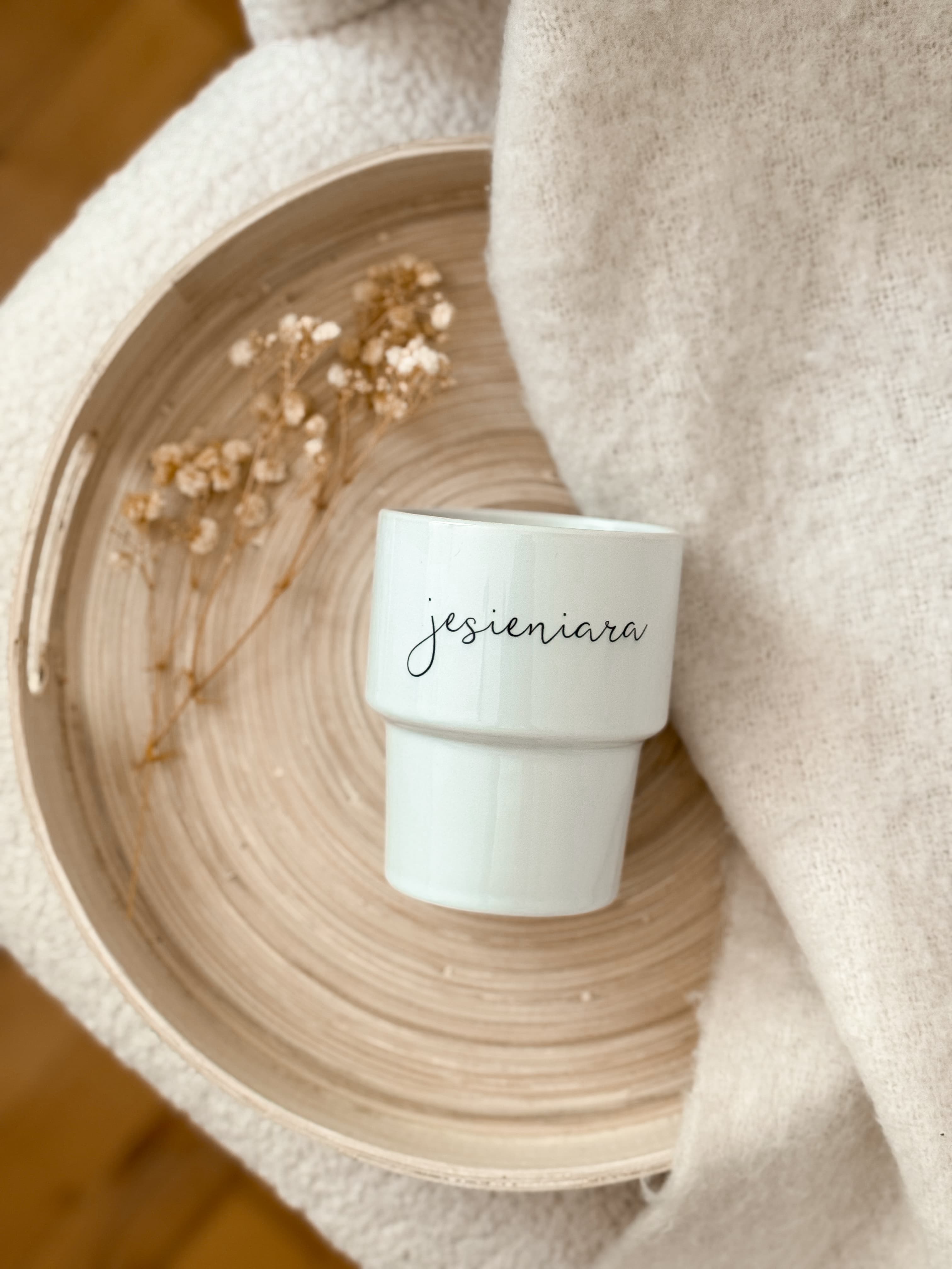 AUTUMN - kubek ceramiczny z napisem