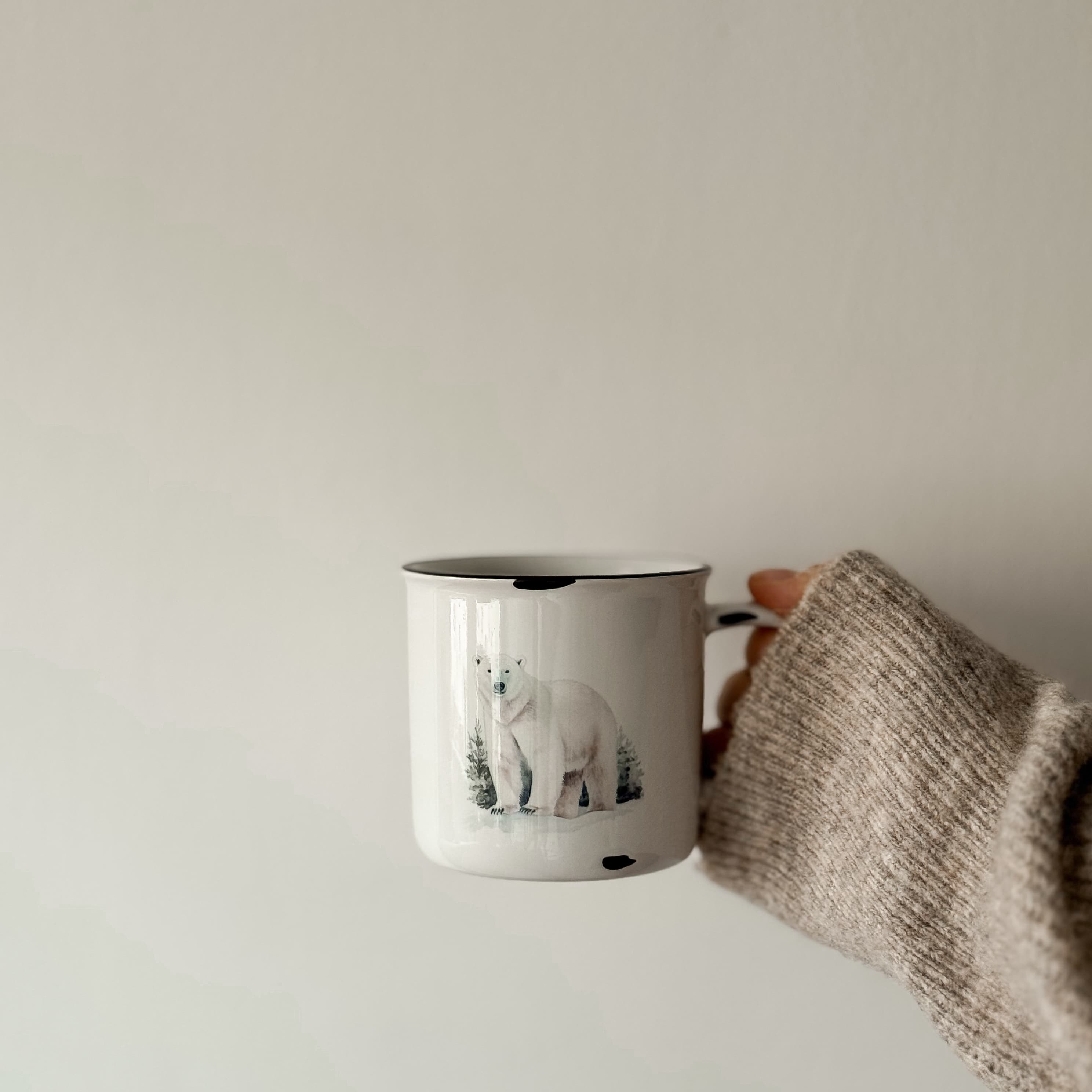 WINTER - kubek ceramiczny z nadrukiem