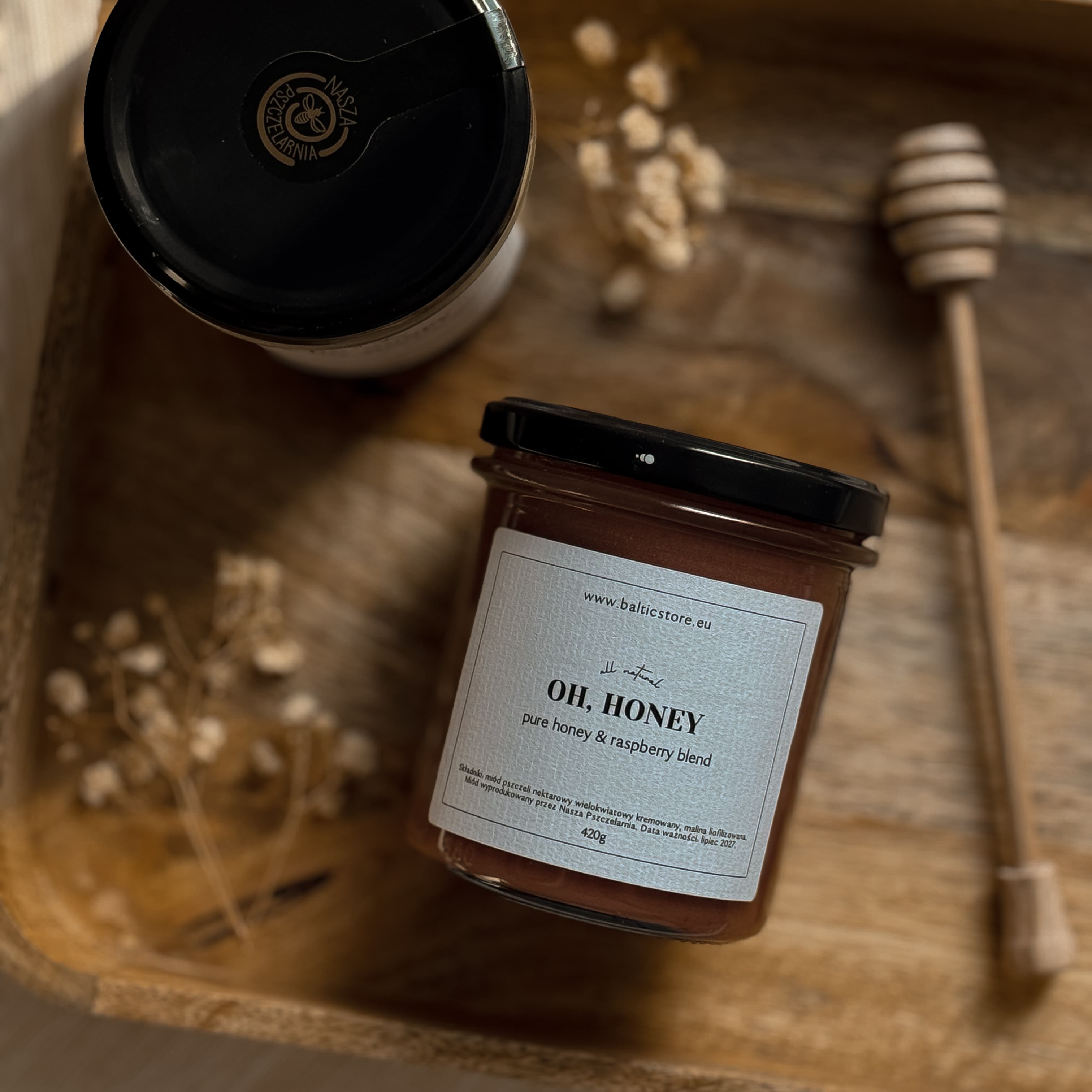 OH, HONEY - miód kremowany z malinami