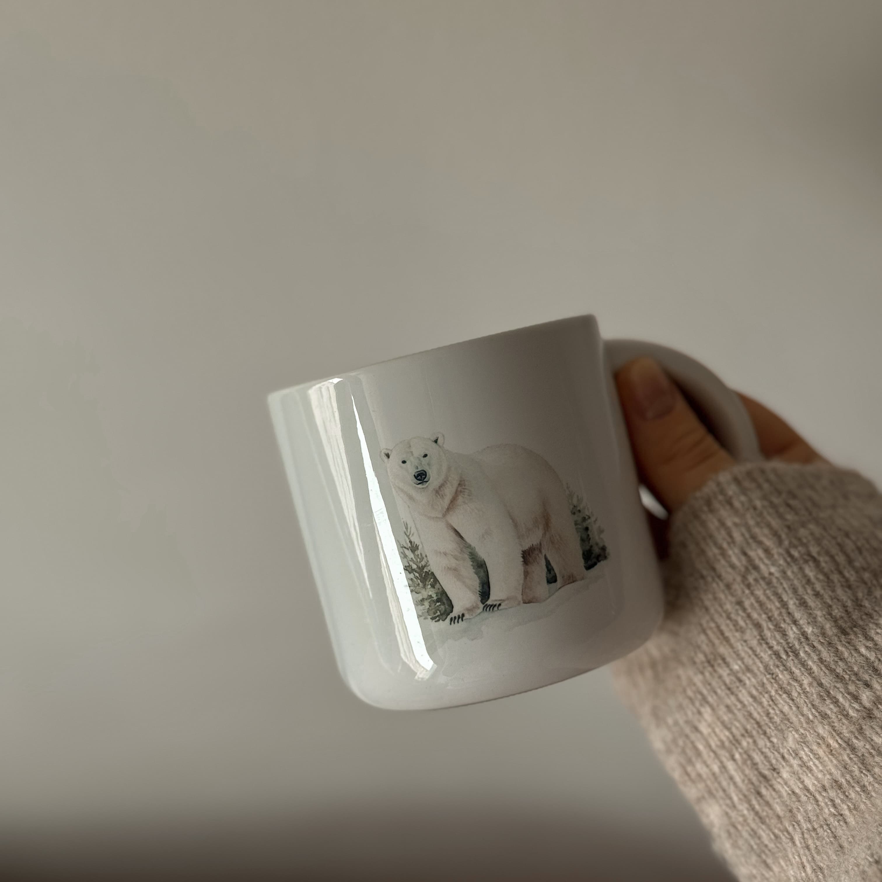 WINTER - kubek ceramiczny z nadrukiem