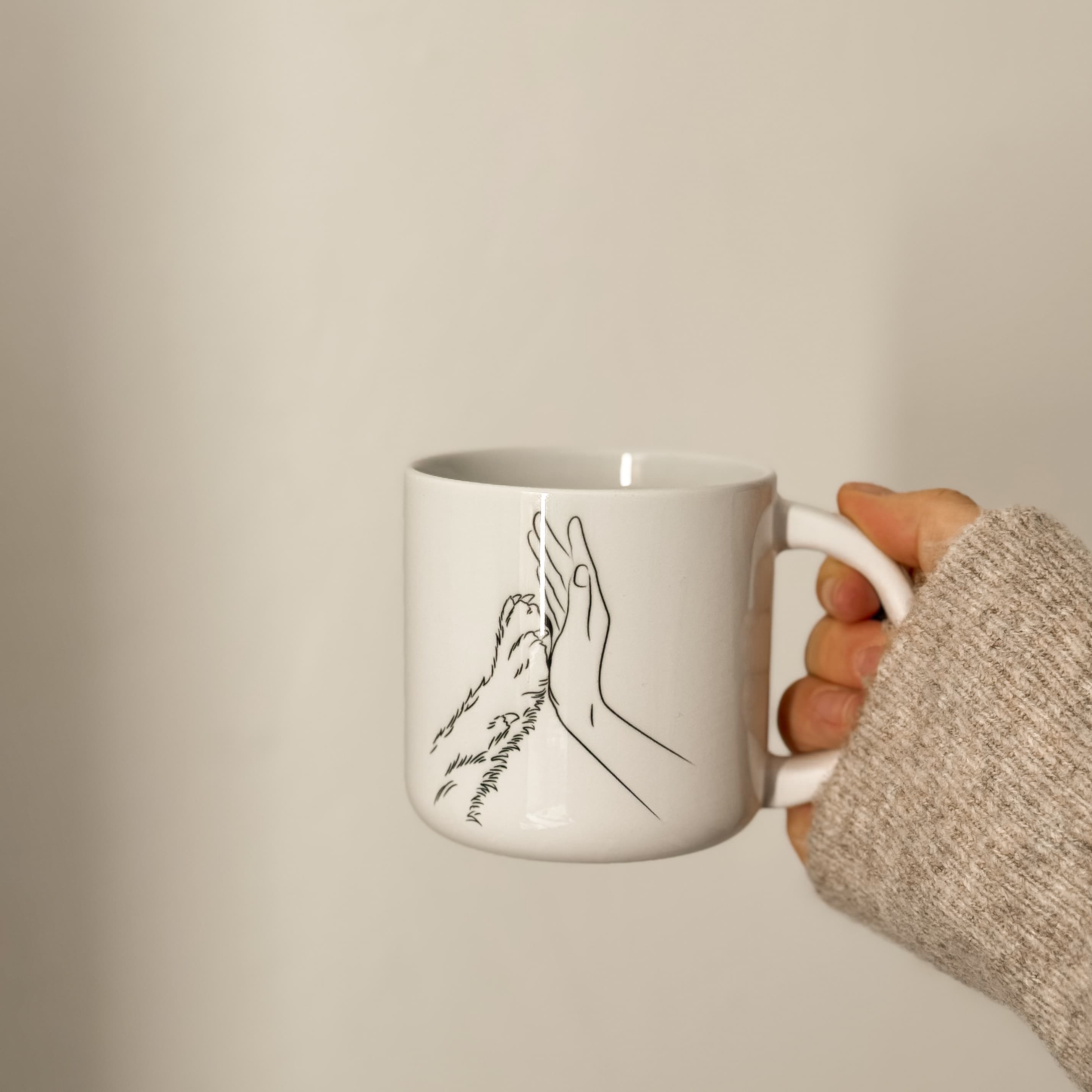 MIAU - kubek ceramiczny z nadrukiem