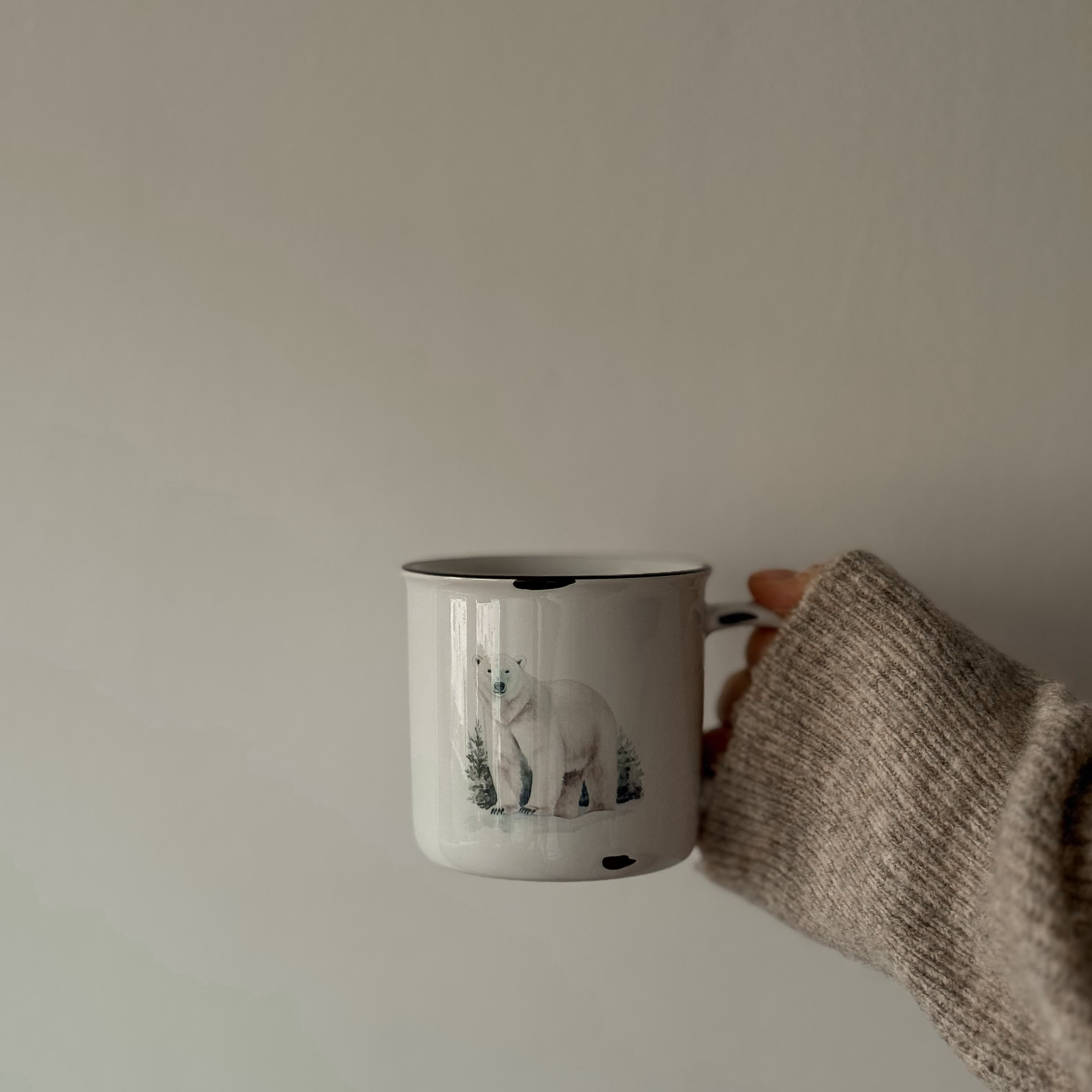 WINTER - kubek ceramiczny z nadrukiem