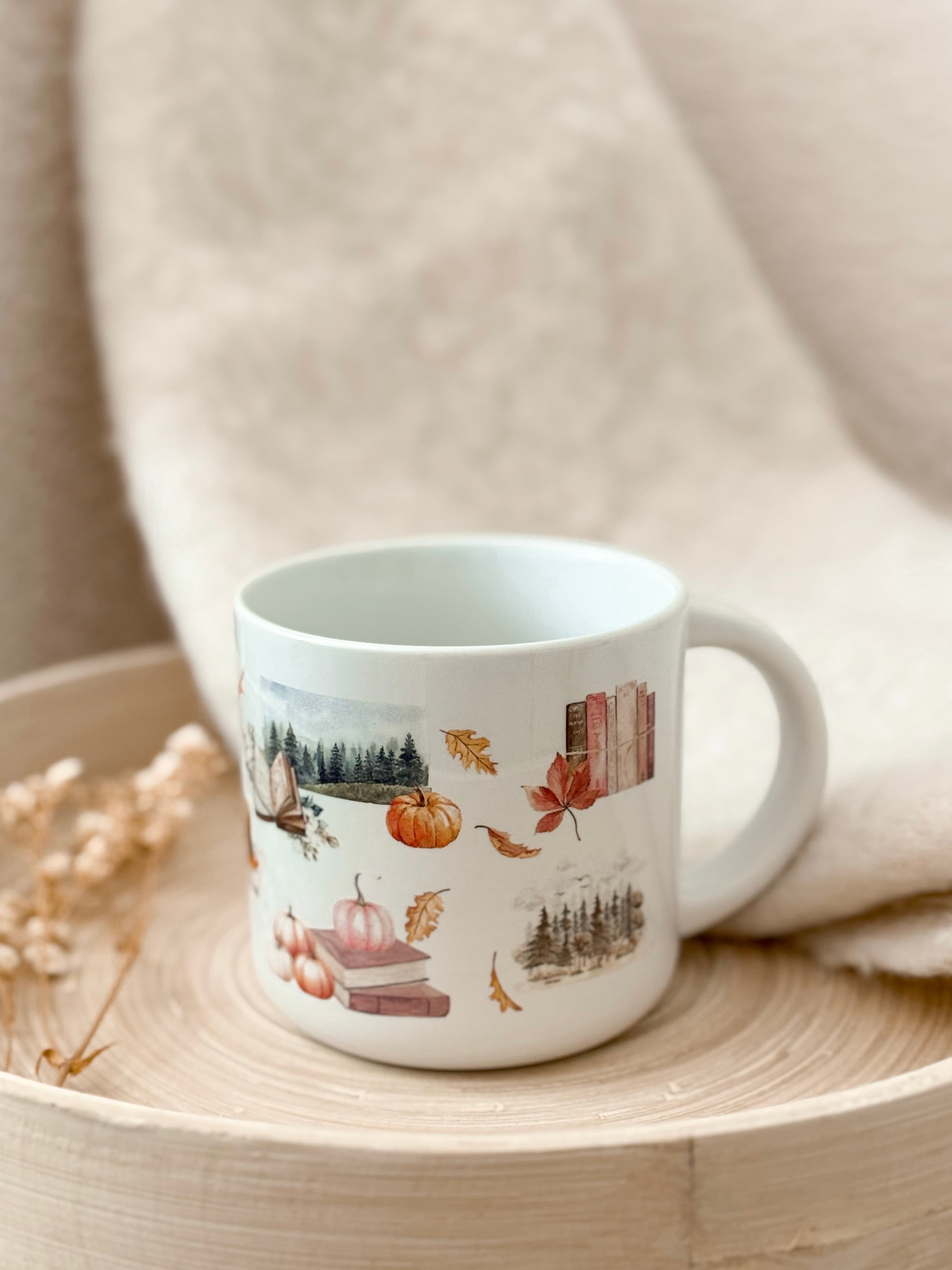 AUTUMN - kubek ceramiczny z nadrukiem