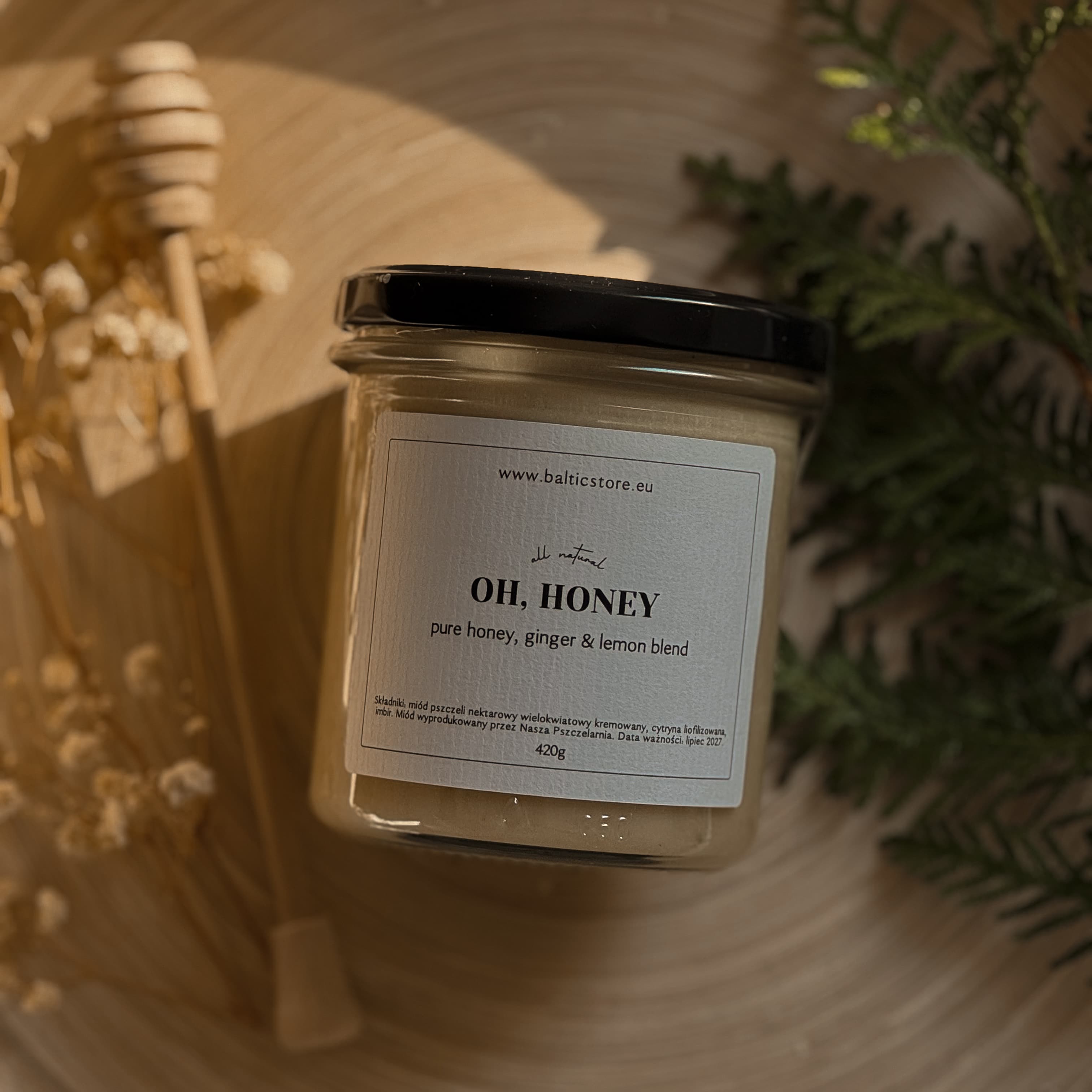 OH, HONEY - miód kremowany z cytryną & imbirem