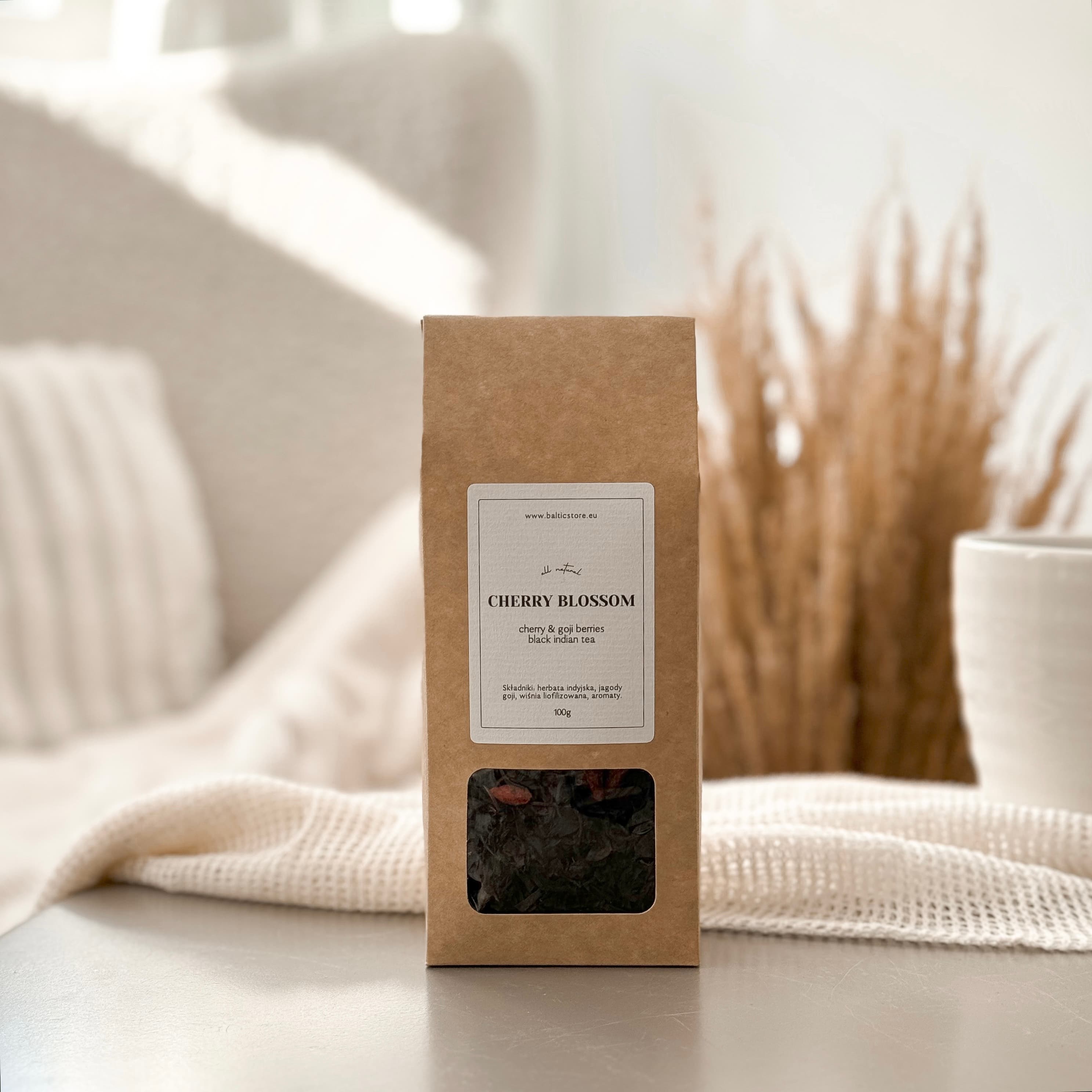 CHERRY BLOSSOM - cherry & goji berries black tea