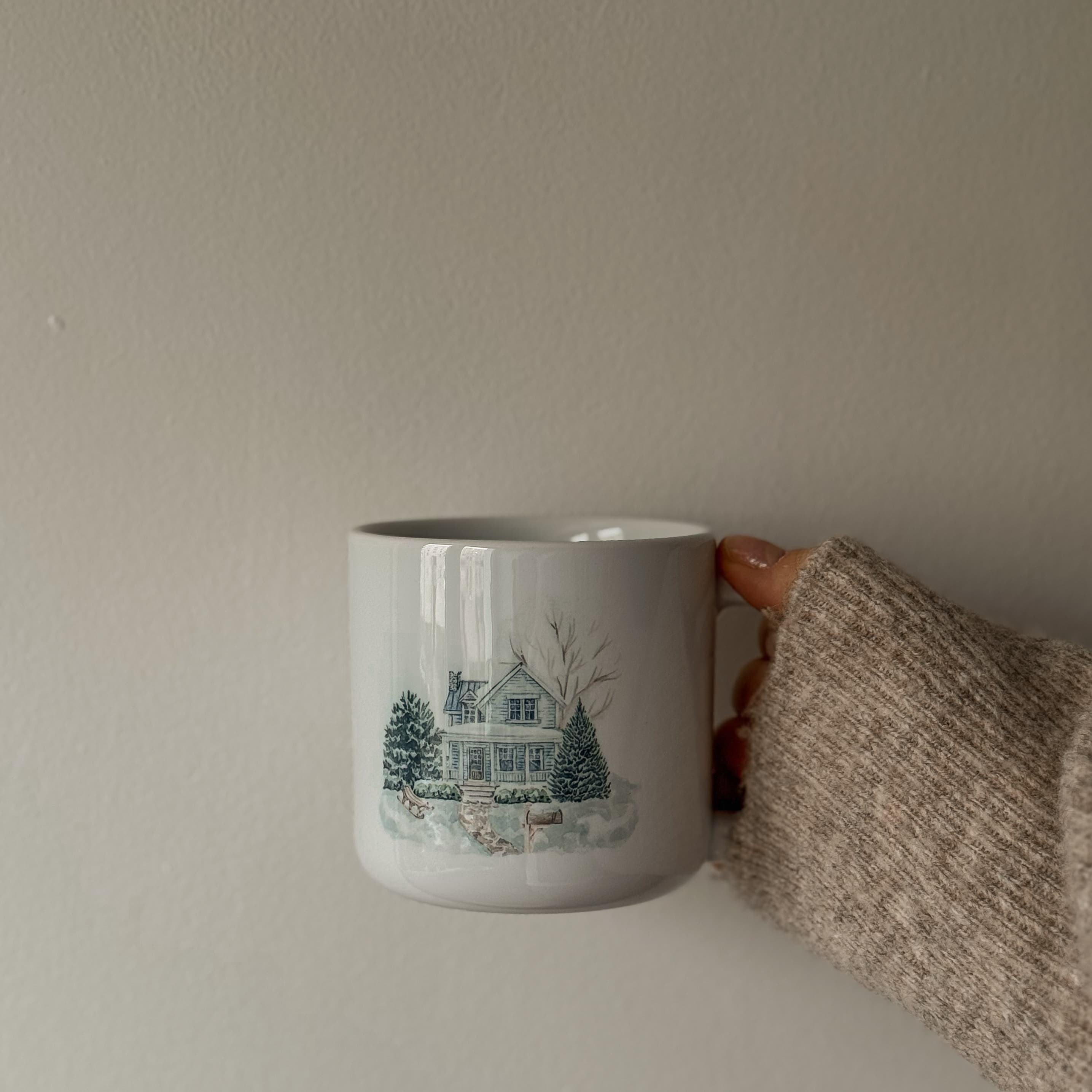 WINTER - kubek ceramiczny z nadrukiem