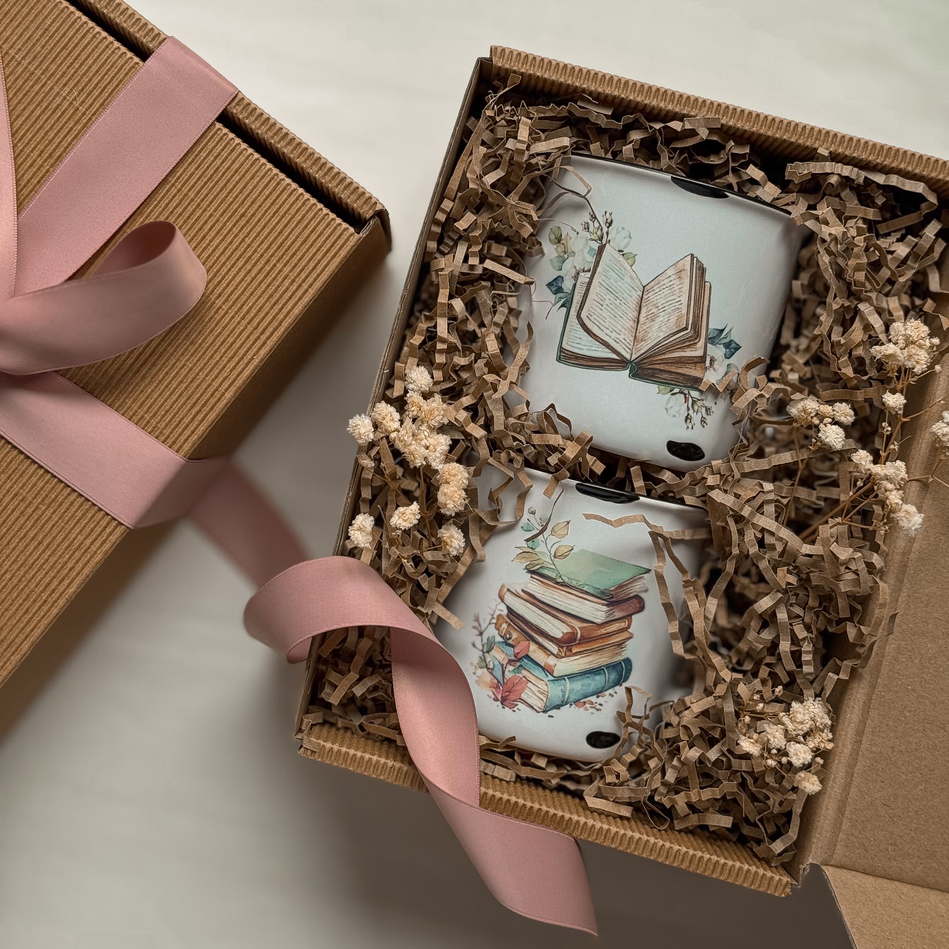 BOOK LOVER - zestaw dwóch kubków