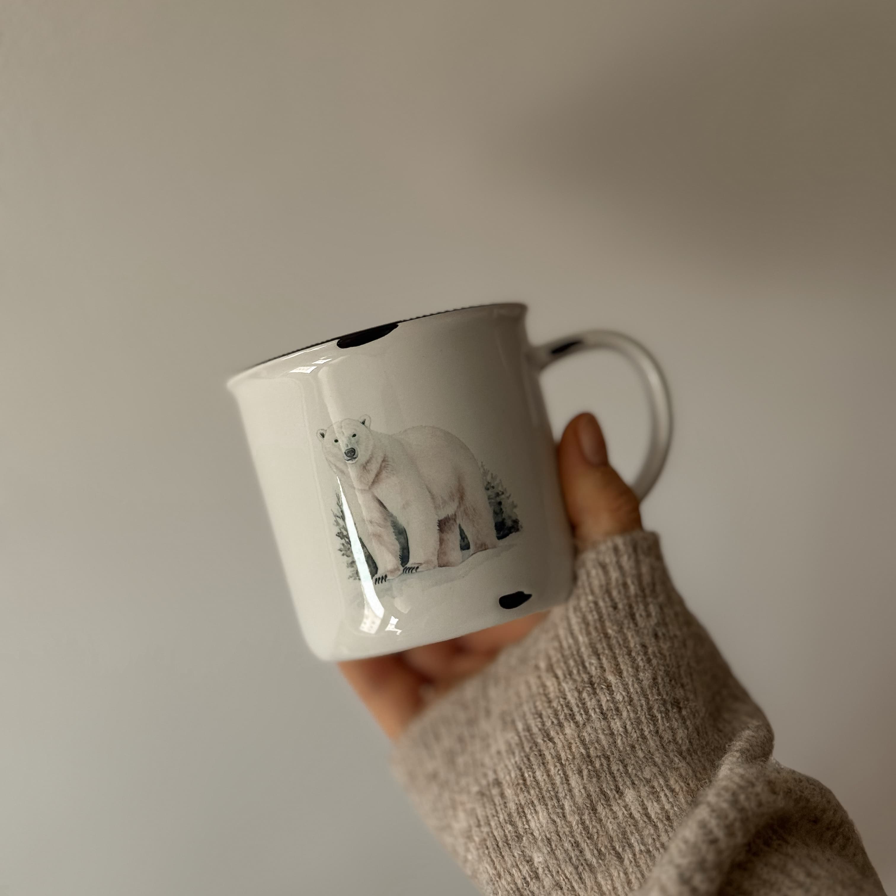 WINTER - kubek ceramiczny z nadrukiem