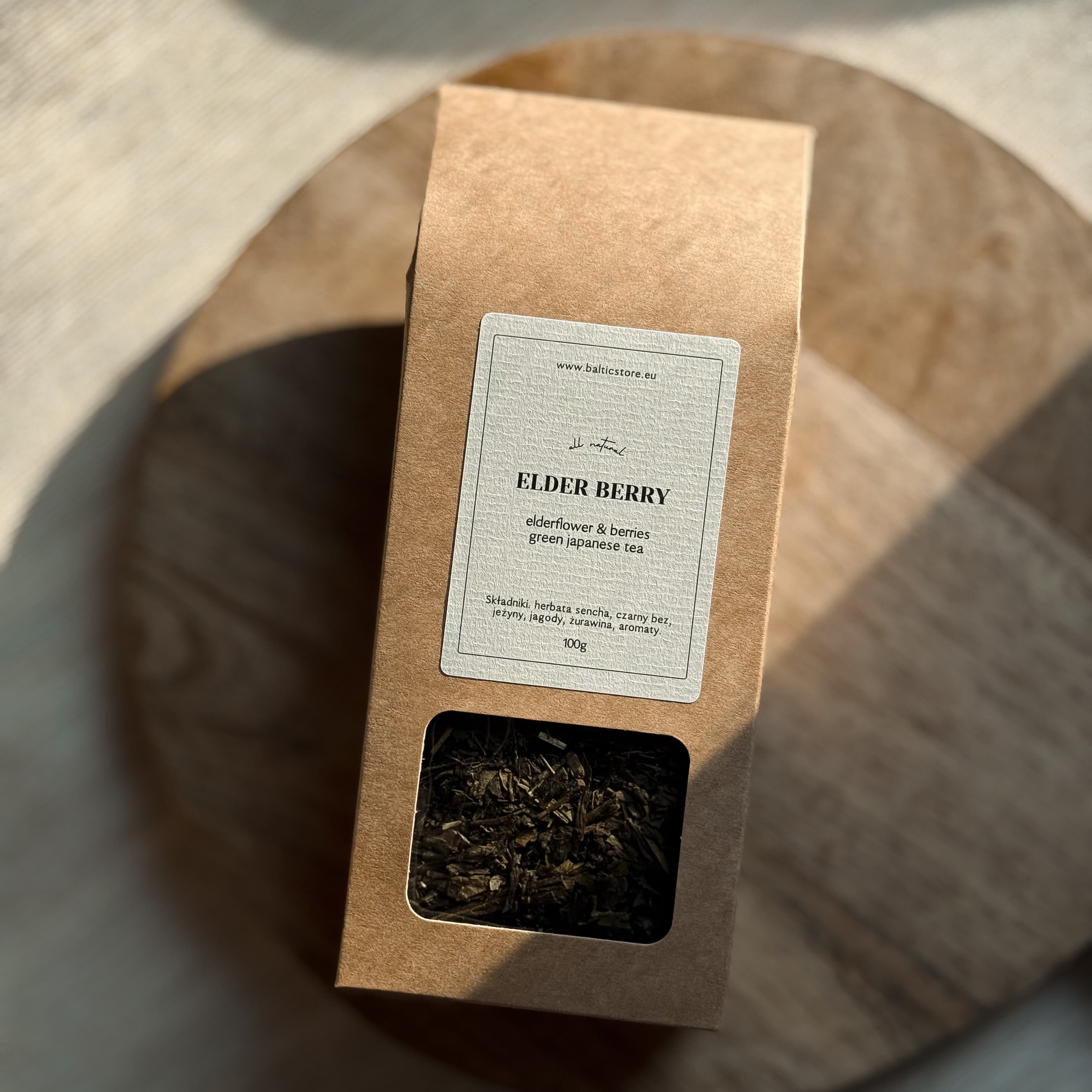 ELDER BERRY - zielona herbata z bzem & owocami leśnymi