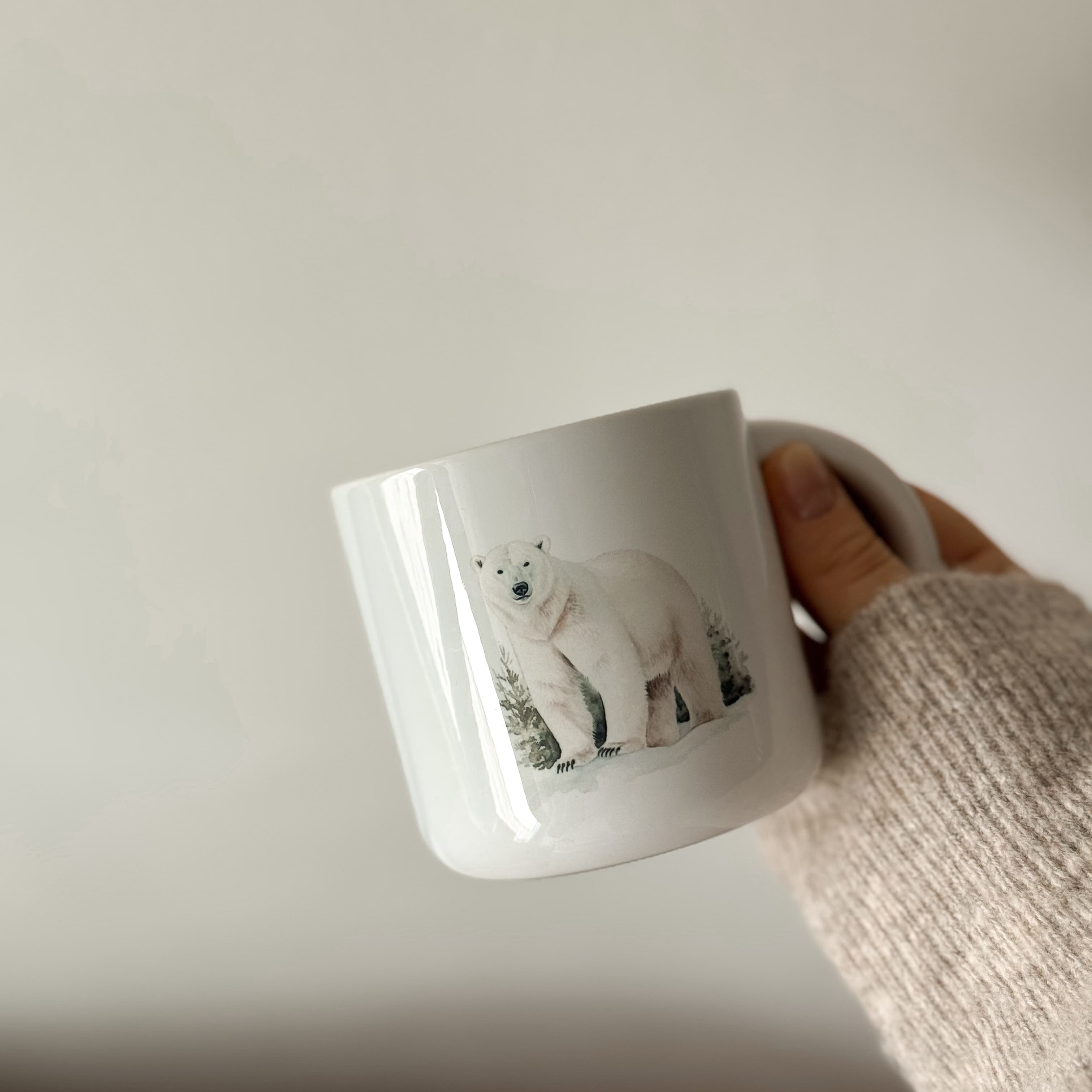 WINTER - kubek ceramiczny z nadrukiem