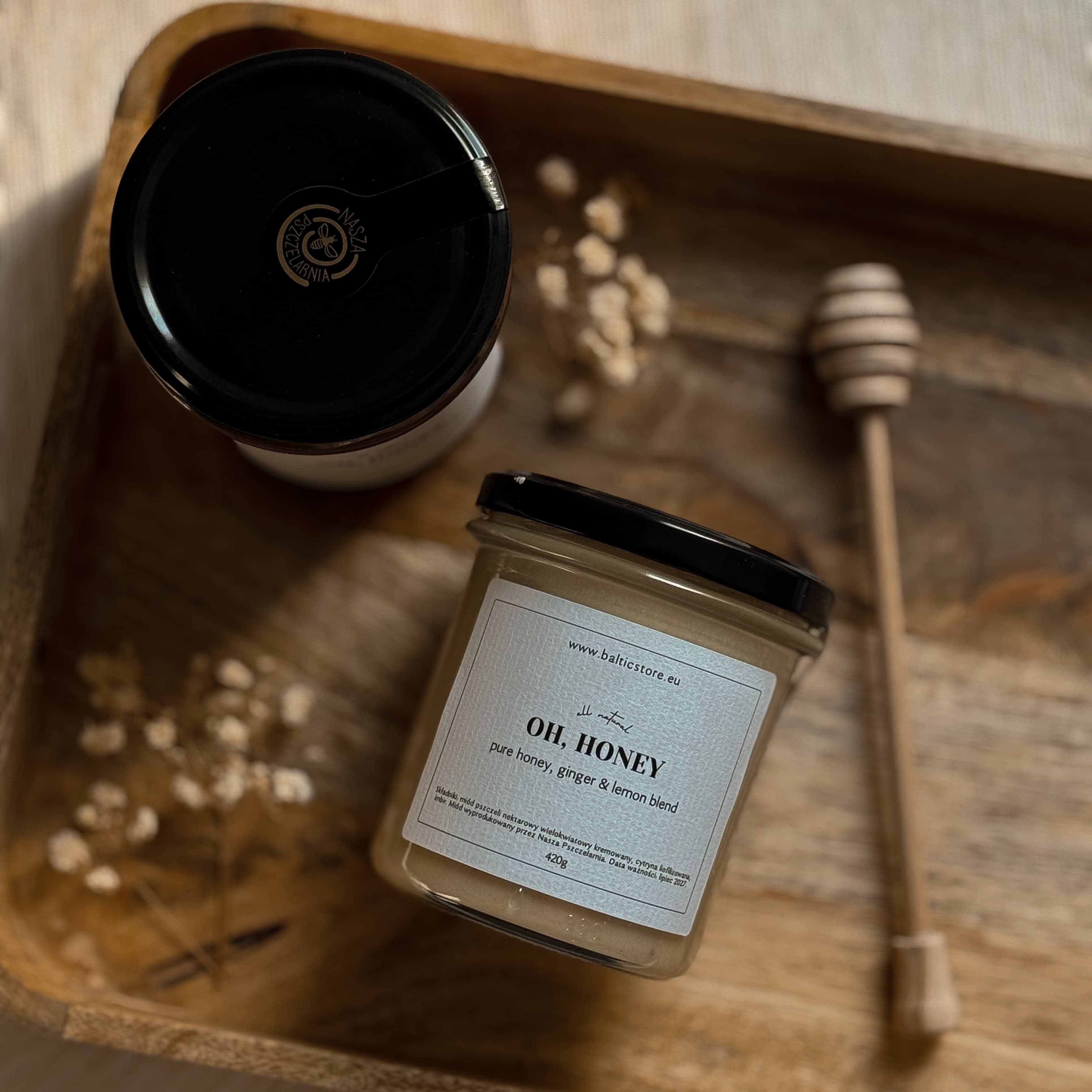 OH, HONEY - miód kremowany z cytryną & imbirem