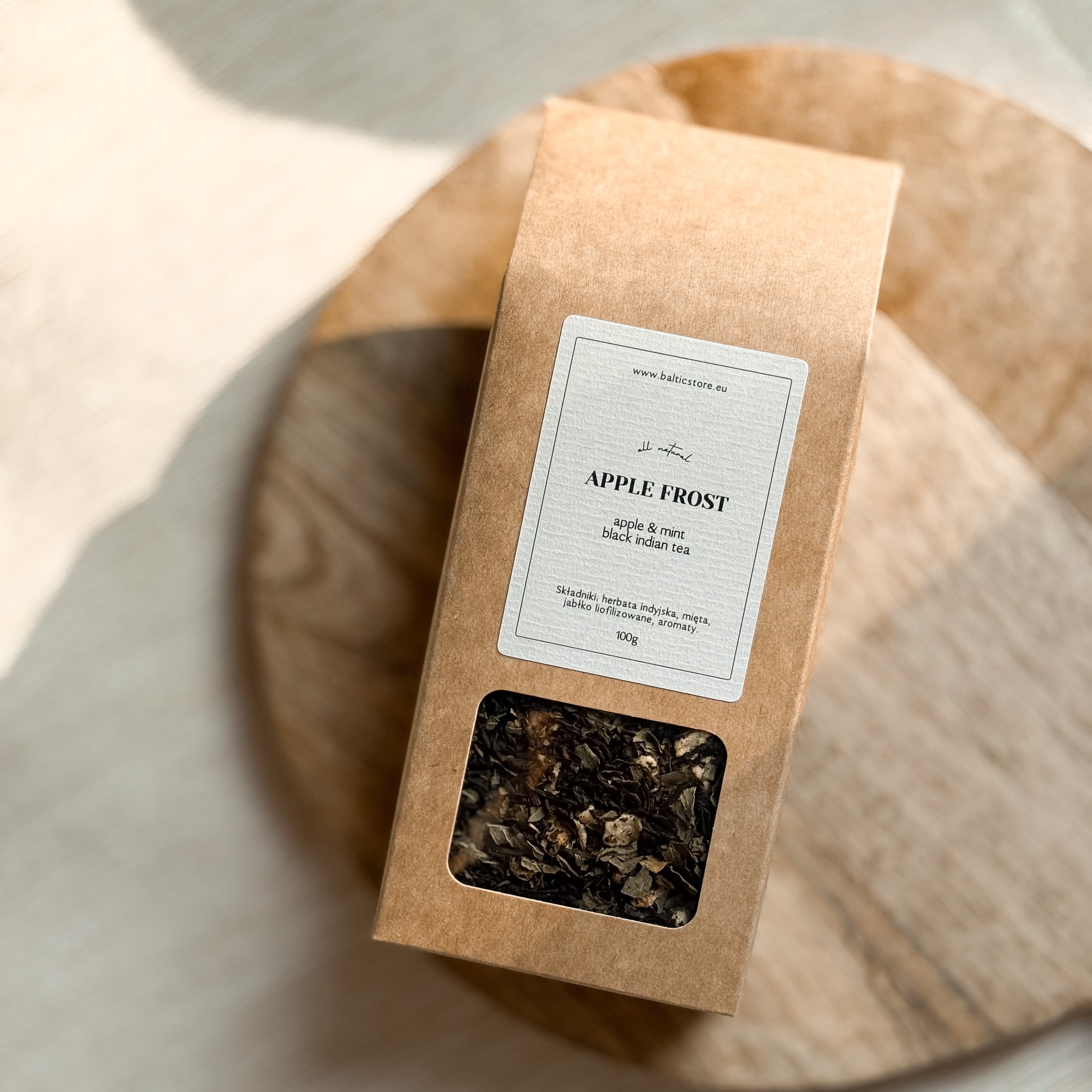 APPLE FROST - czarna herbata z jabłkiem & miętą