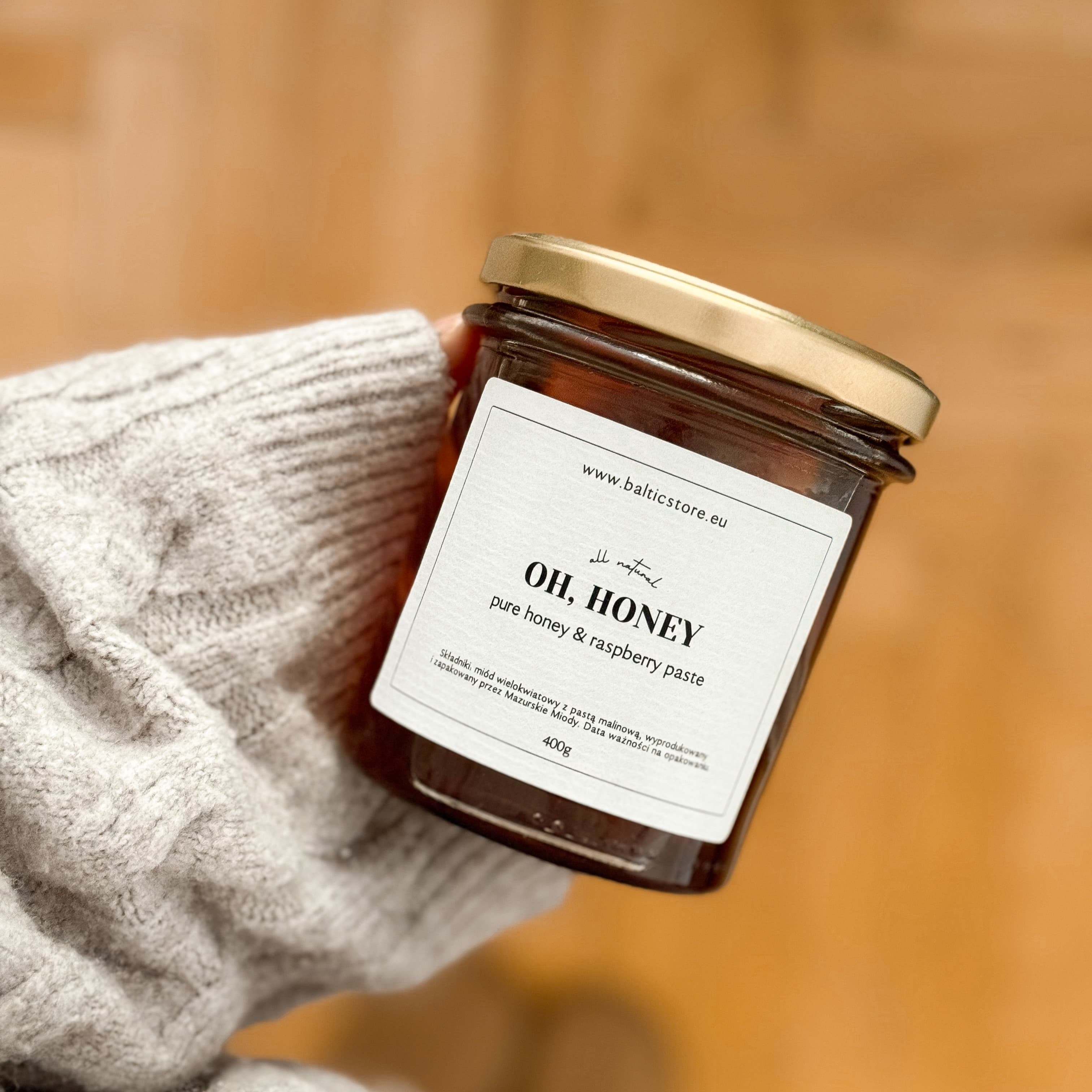 OH, HONEY - miód z pastą z malin