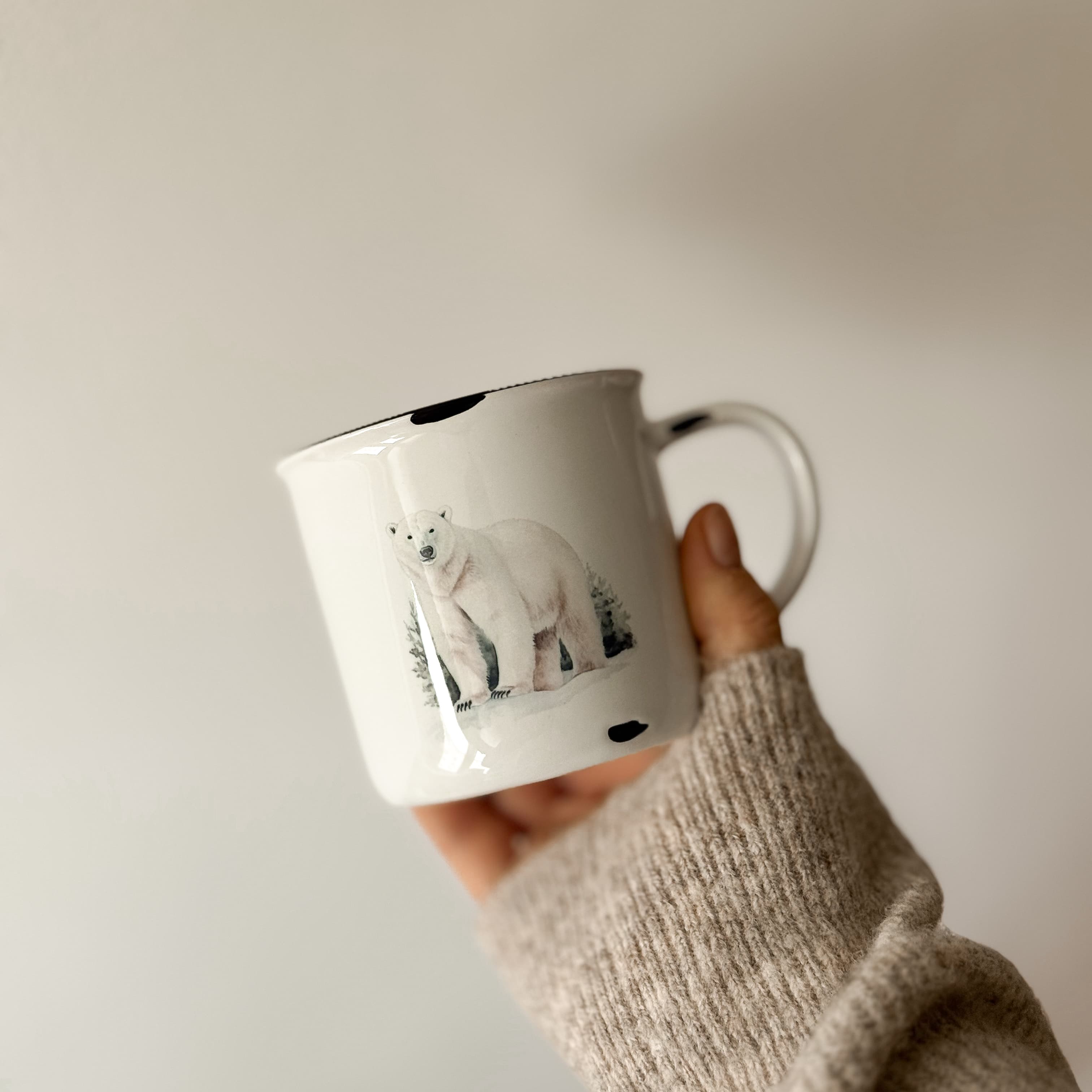 WINTER - kubek ceramiczny z nadrukiem