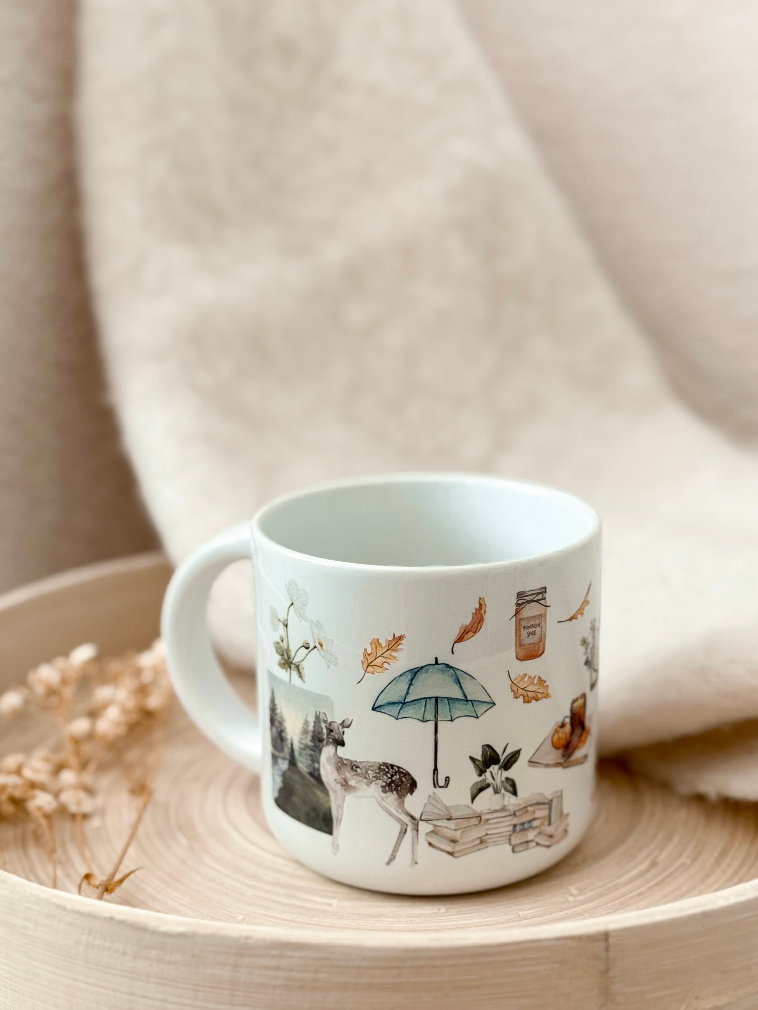 AUTUMN - kubek ceramiczny z nadrukiem