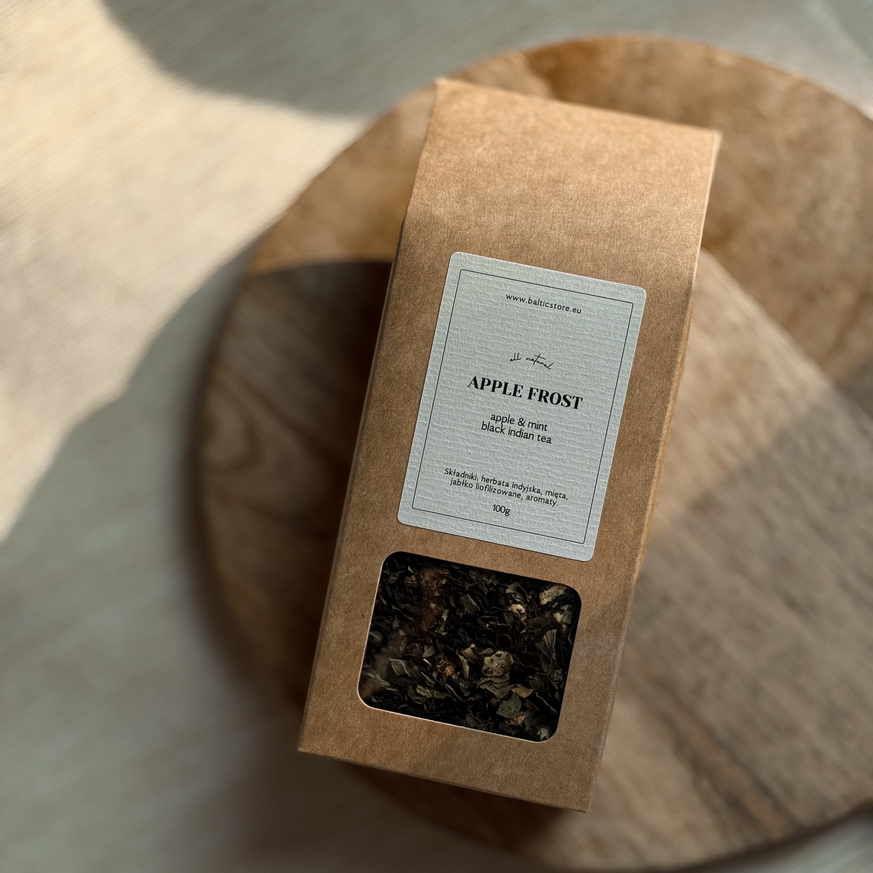 APPLE FROST - czarna herbata z jabłkiem & miętą