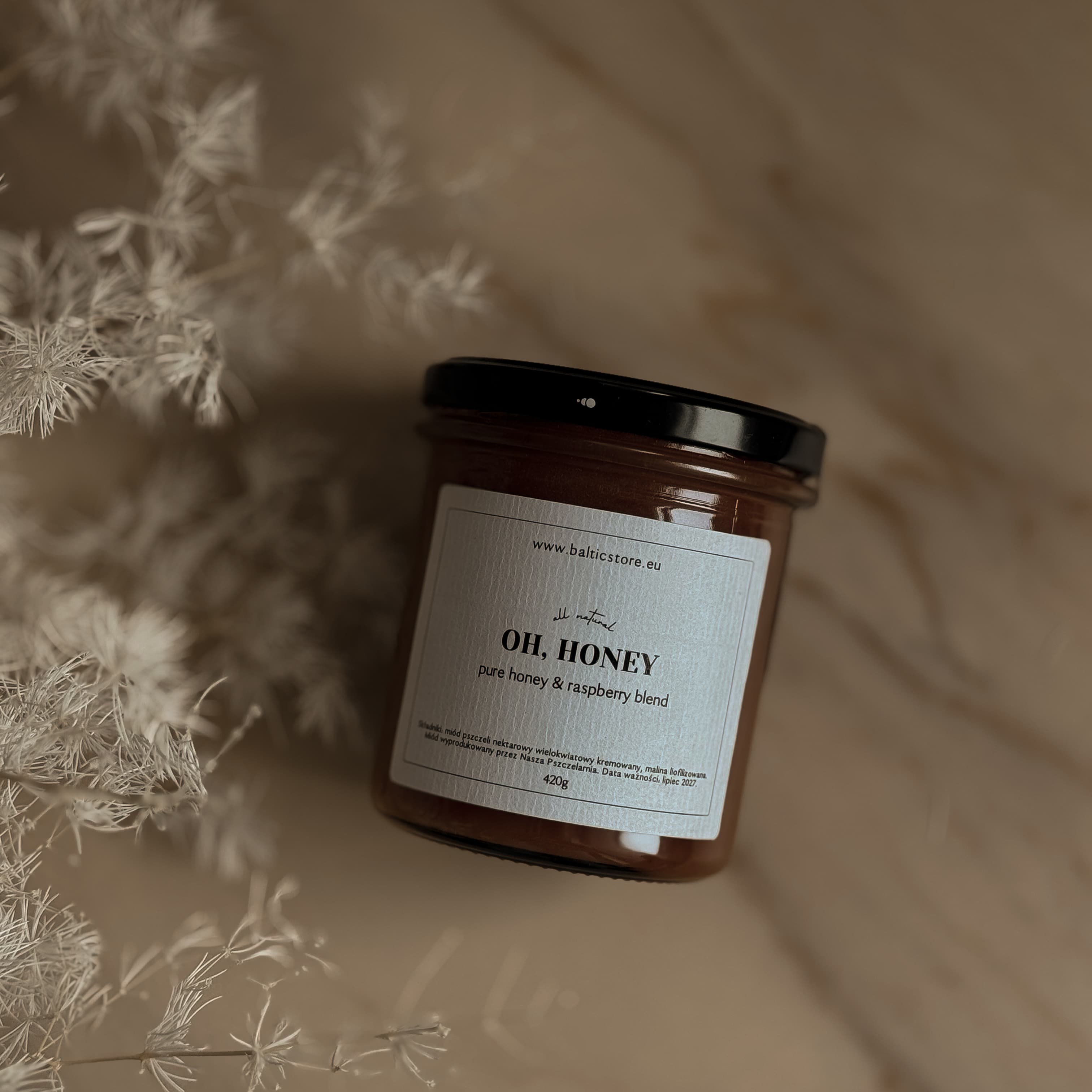 OH, HONEY - miód kremowany z malinami