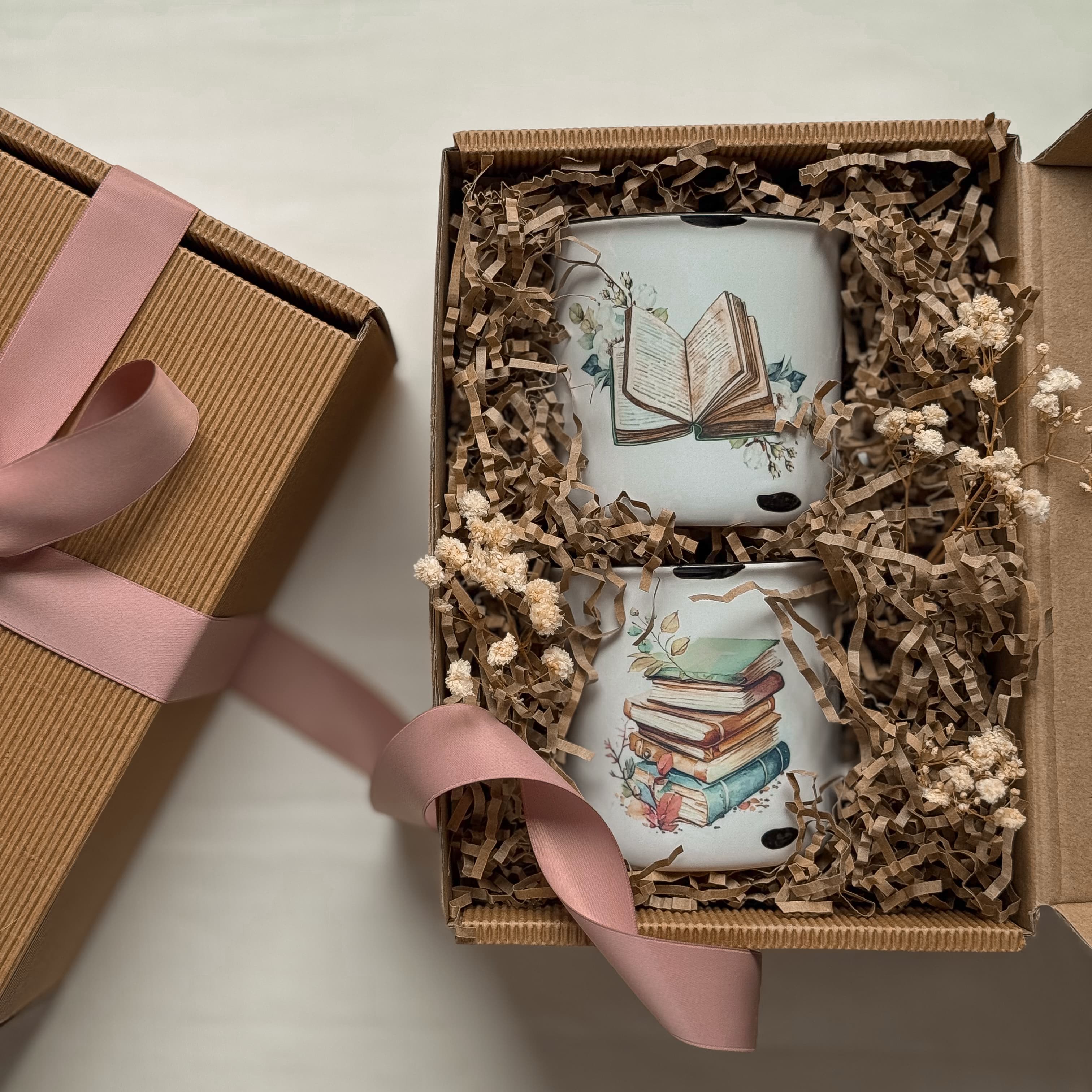 BOOK LOVER - zestaw dwóch kubków