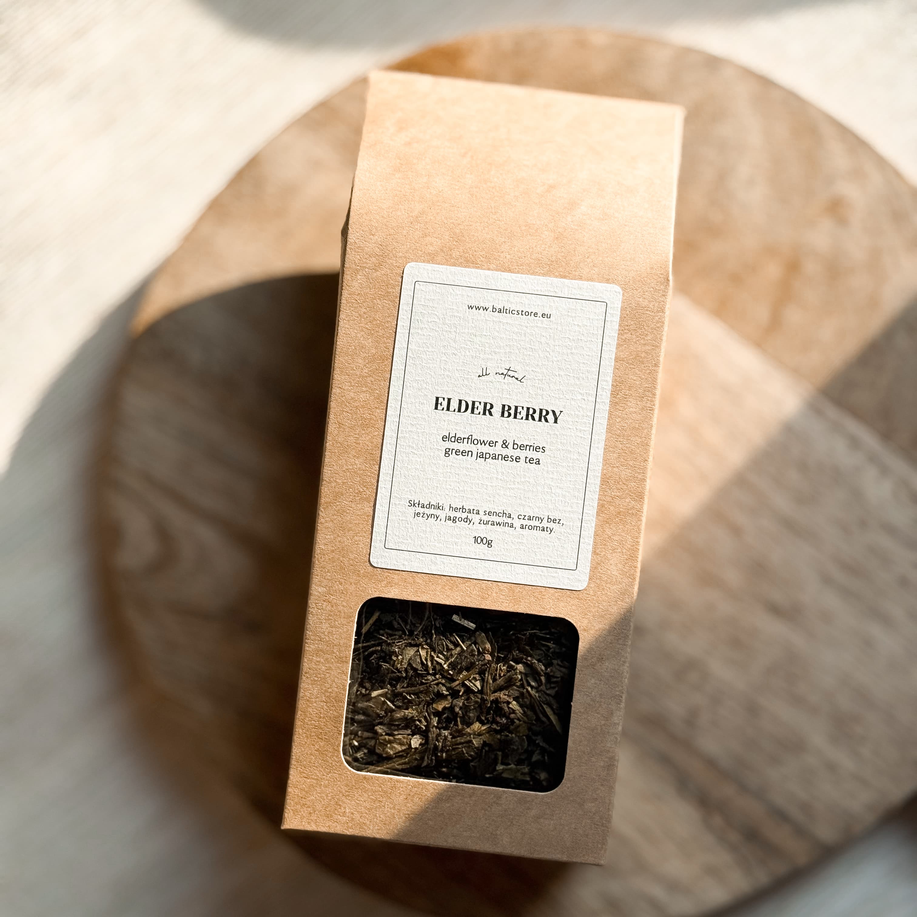 ELDER BERRY - zielona herbata z bzem & owocami leśnymi