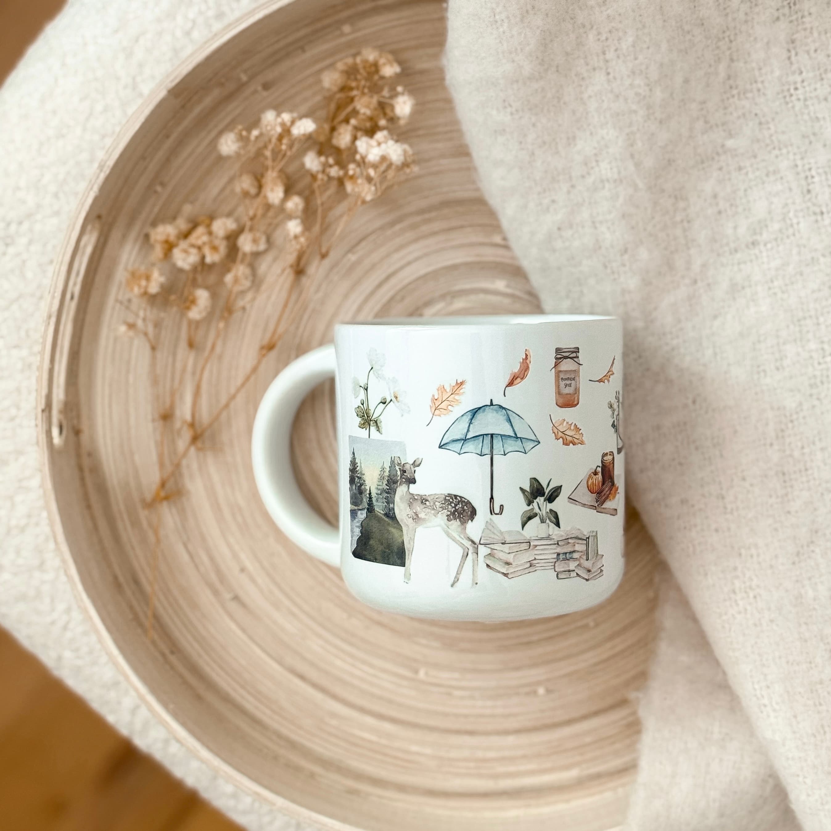 AUTUMN - kubek ceramiczny z nadrukiem