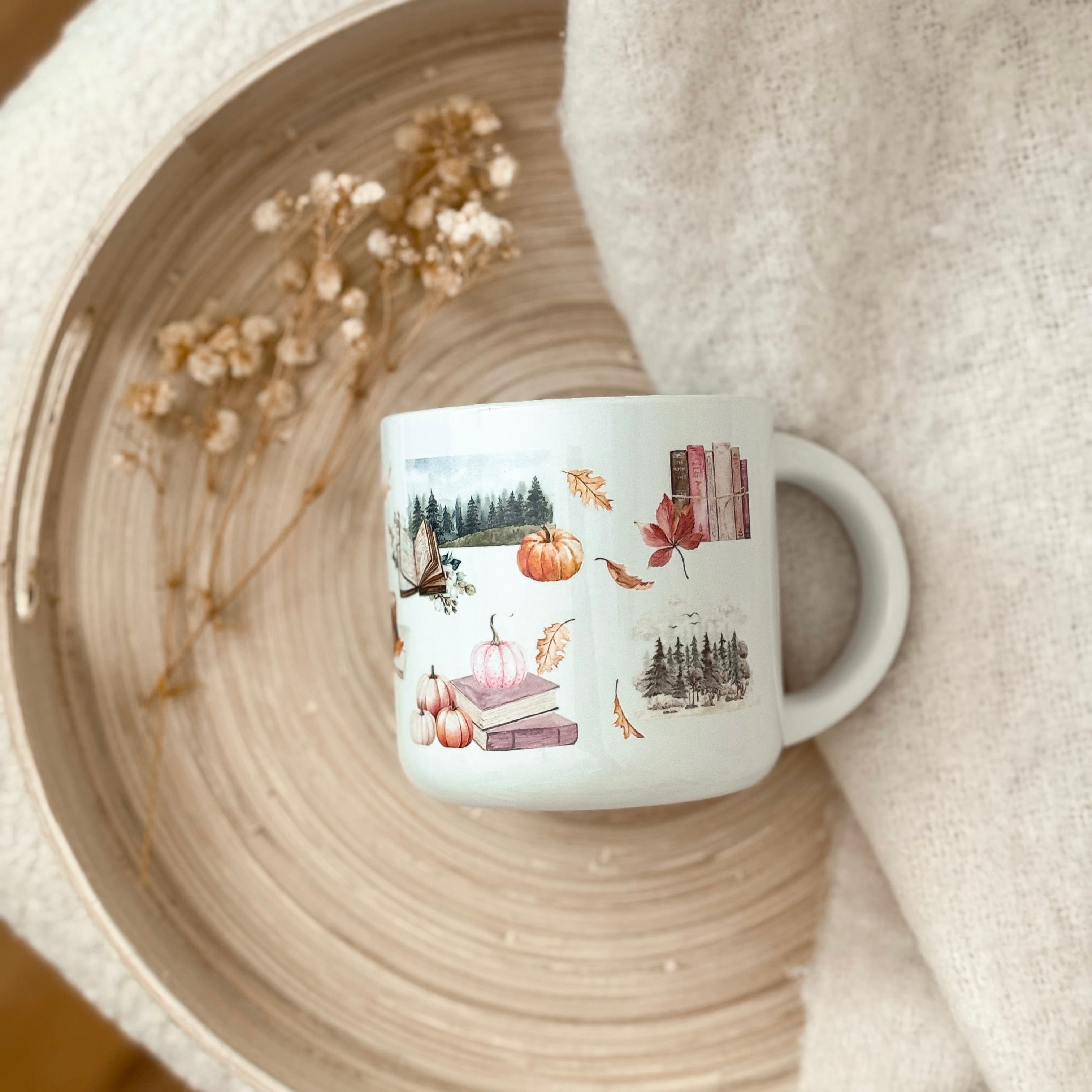 AUTUMN - kubek ceramiczny z nadrukiem