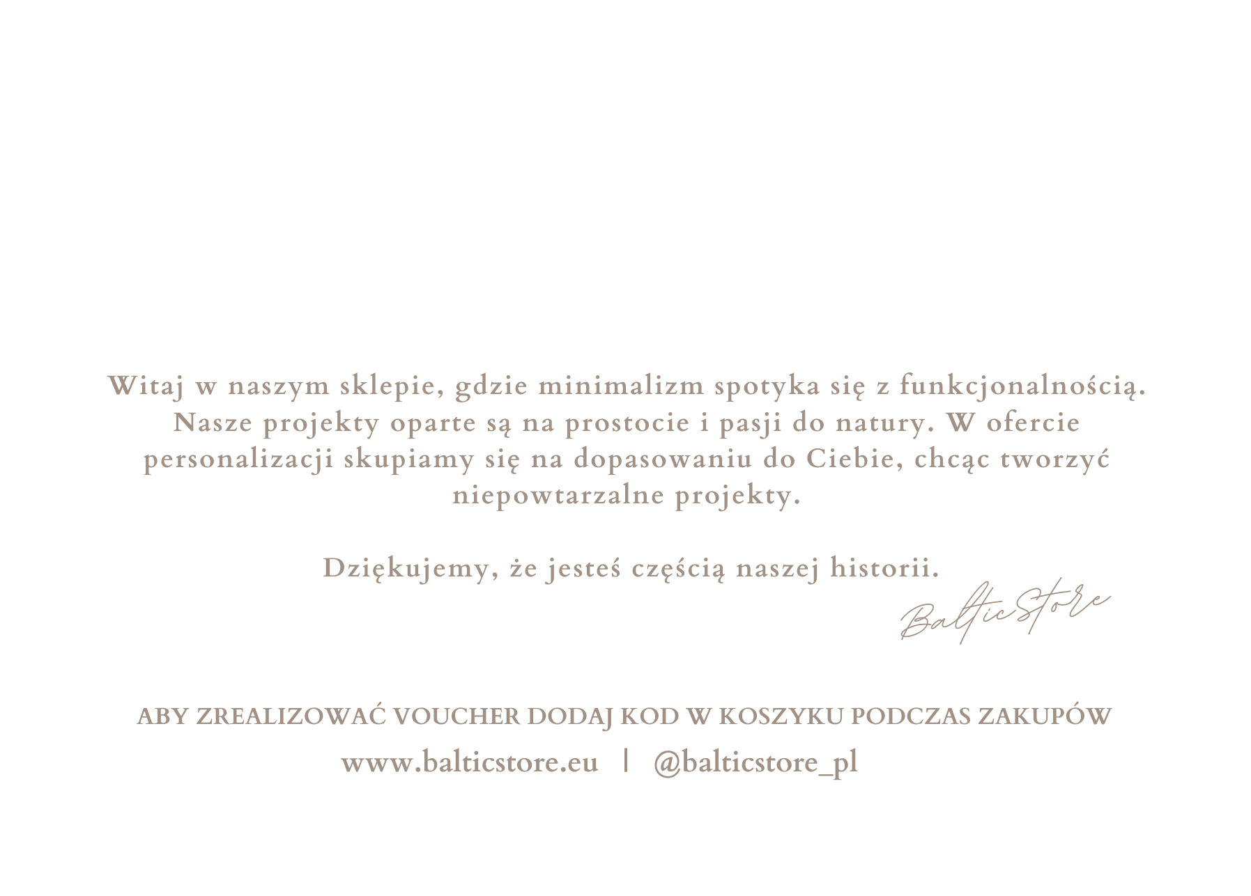 VOUCHER - karta podarunkowa