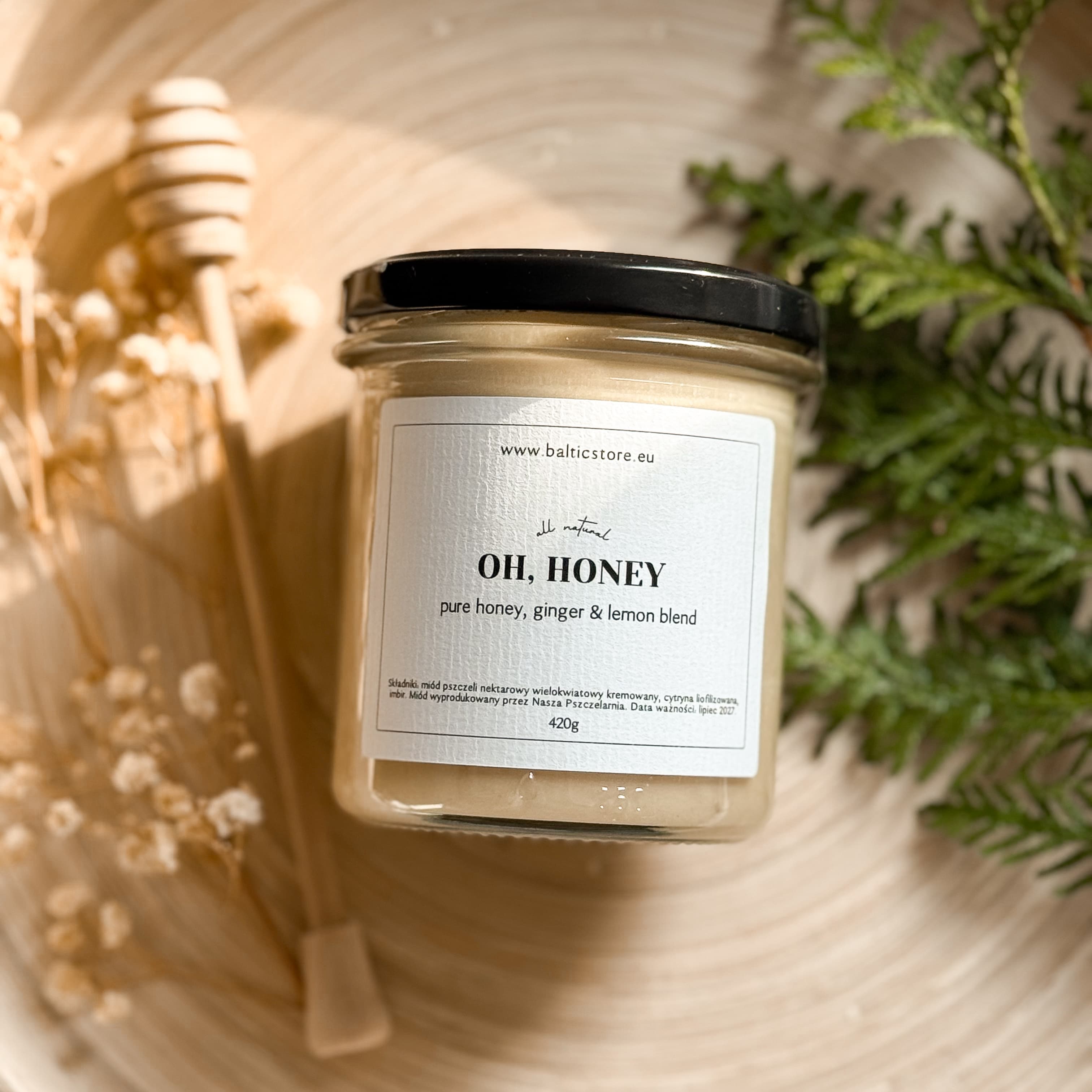 OH, HONEY - miód kremowany z cytryną & imbirem