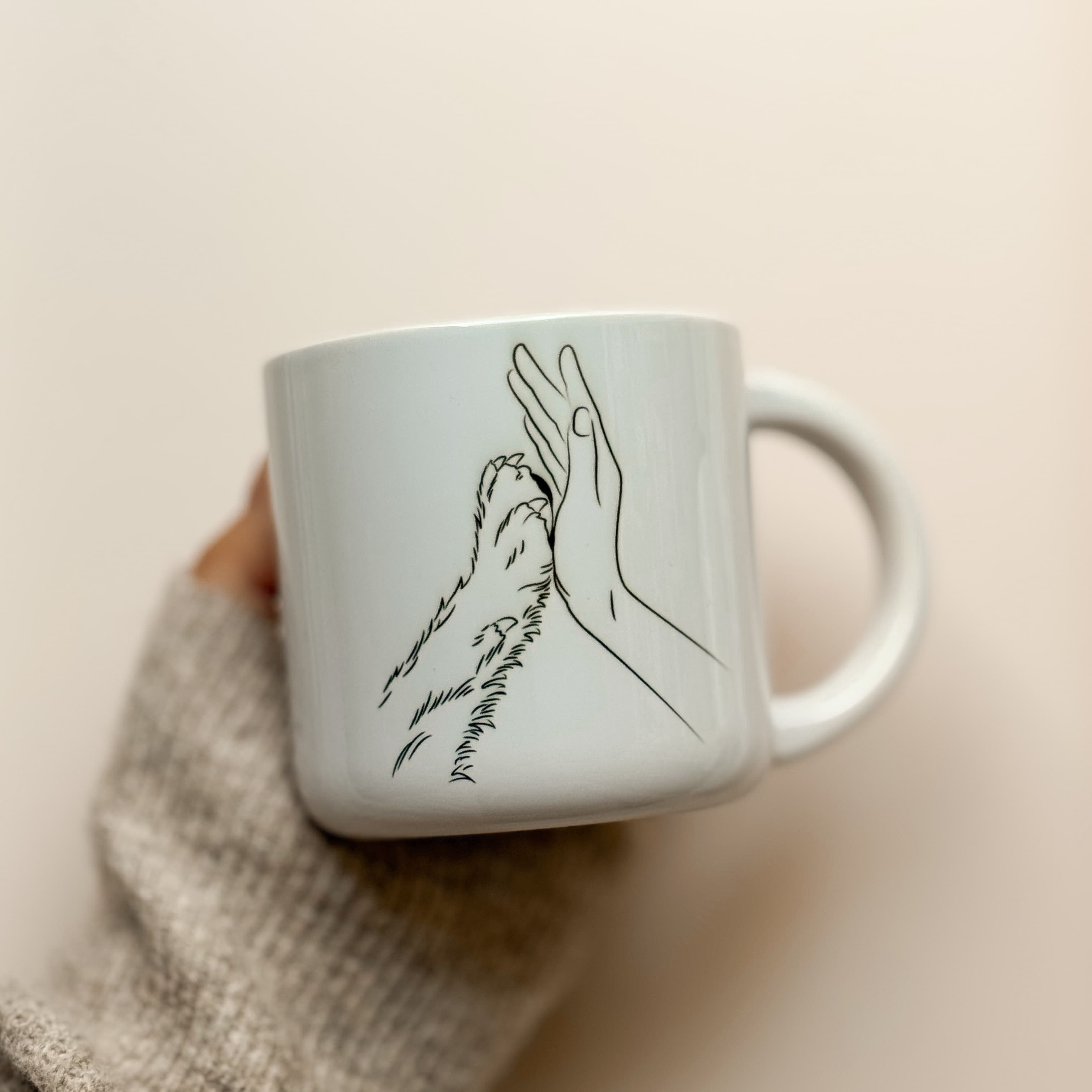 MIAU - kubek ceramiczny z nadrukiem