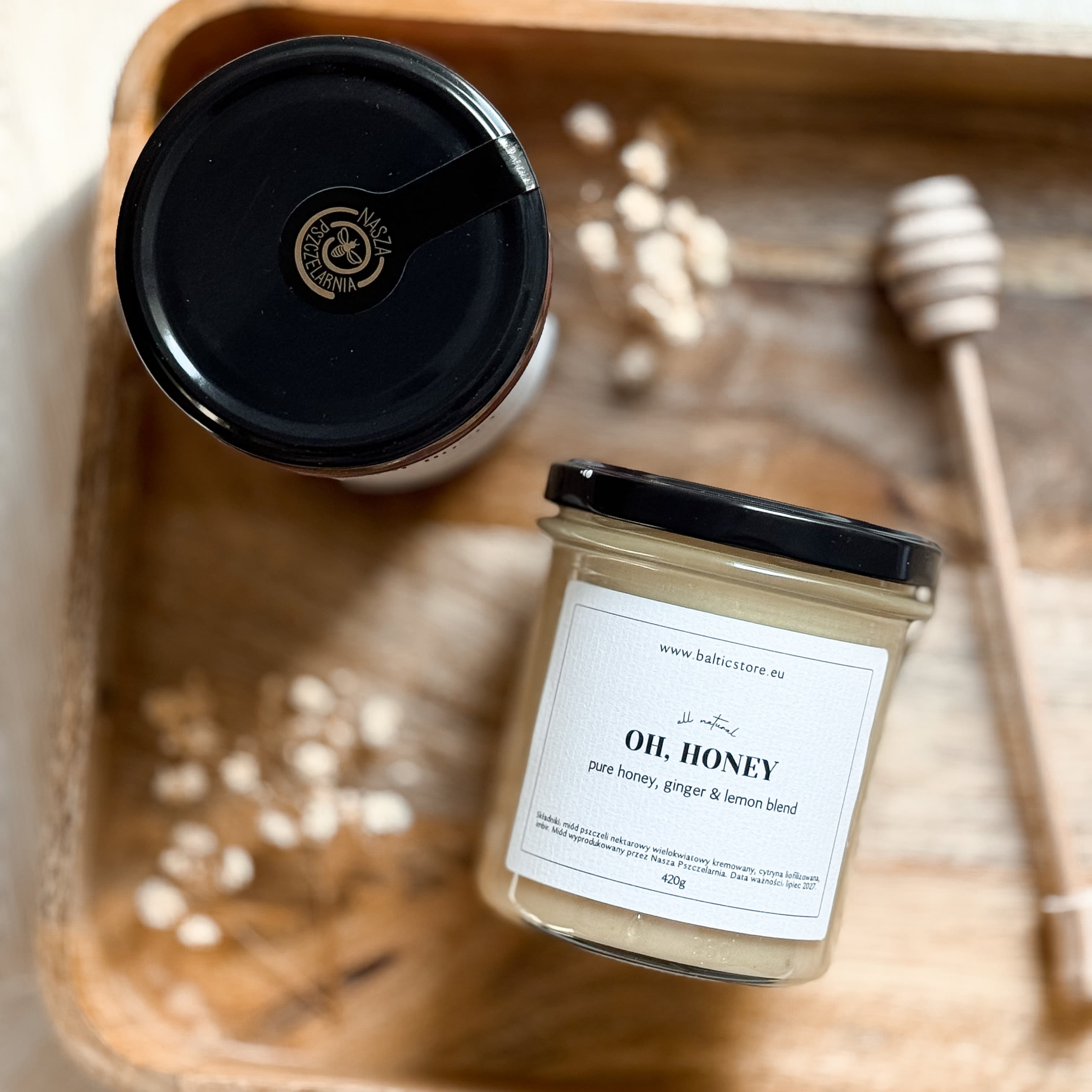 OH, HONEY - miód kremowany z cytryną & imbirem